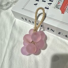 크리스탈 포도 비누 포도송이 수제 비누 에센셜 오일 비누 목욕 손세정 지속적인 향기 모조 과일 비누, 보라색 벌거벗은 끈 100g