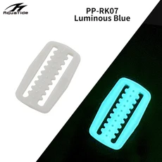 1개 스쿠버 다이빙 발광 웨이트 벨트 키퍼 분실 방지 슬라이드 버클 스토퍼 아웃도어 BCD 액세서리, 02 Luminous Blue