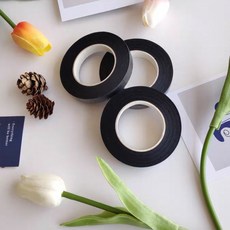 수공예 와이어봉 철심소재 DIY 공예용 고밀도 플러시 꽃장식 재료, 4_커피테이프1롤27m, 1개