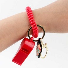 3000 짱구 호루라기 수량택 뽀사사 캐릭터 키링 팬던트 호신용 야외활동 아동 단체 선물, 1개, 랜덤