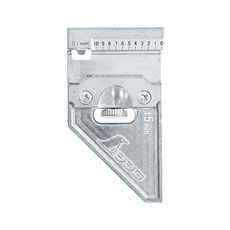 SHINWA 鶴龜 JIS認證角尺 金屬定位檔塊 12481-12486, 1個, 止檔塊12481 (薄手)