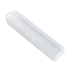 便攜式餐具收納盒：環保隨身餐具盒，適用於筷子、湯匙、刀叉等，兒童餐具收納盒, 透明, 1個