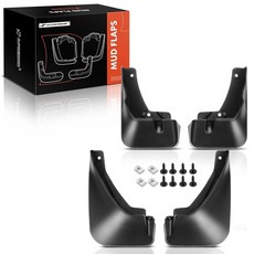 A-Premium 머드 플랩 스플래시 가드 머드가드 머드플랩 4개 세트 하드웨어 키트 액세서리 포함 렉서스 NX250 NX350 NX350h NX450h+ 2022, A-Premium 머드 플랩 스플래시 가드 머드가드 머