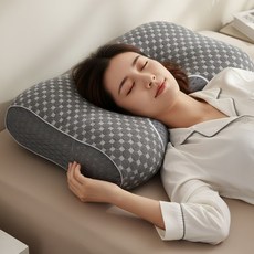밴프 브리즈베개 통풍잘되는 숙면베개 목 어깨 경추베개 꿀잠베개 목베개 목쿠션, 1개
