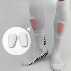 머니레드 축구 풋살 미니 정강이보호대 신가드 부상방지, 1세트, 화이트