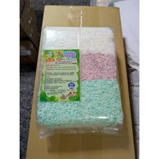 Otis 優豆 NEW AGE 好舒芙 低敏紙棉 紙棉墊材, 1個, 小 5L 白粉綠