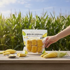 국내산 첨가물없는 미니 초당옥수수 캠핑간식, 1개, 미니 초당옥수수 300g