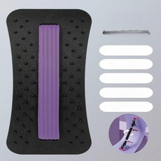 하우즐 등지압판 허리 홈트레이닝 마사지 지압 교정, 퍼플, 627 회전 블랙, 1개