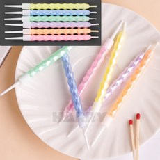 NAUM 물결무늬 초 6p 인테리어양초