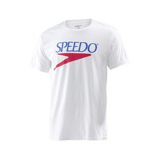 Speedo 여성용 티셔츠 반팔 크루넥 빈티지