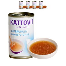 고양이 드링크 음료 카토빗 리커버리 면역력증진 135ml 5개, 닭