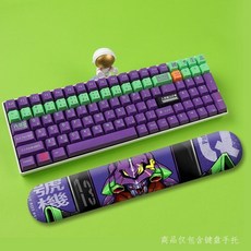 限時下殺 鍵盤手託EVA新世紀福音戰士週邊電競遊戲護手腕硅膠墊防腱鞘炎 GQKN, 1個, 05-十三號機