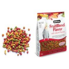 Zupreem 路比爾 飼料 鸚鵡飼料 雀科鳥類飼料 小型鸚鵡飼料, 1個, 紅【水果滋養大餐】2磅-中型鸚鵡