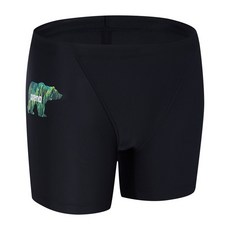 ❲백화점정품❳ 아레나 남성 실내 수영복 디어베어 선수 3부 (A4FM1CF01) BLK 강습 탄탄이