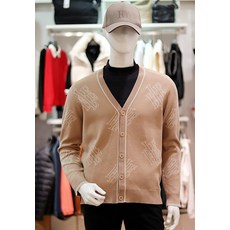 엘르골프 FW 남성 전판로고 가디건 스웨터 6J53701200 3731068DH5343857