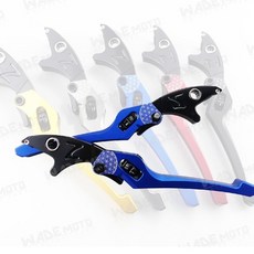 JS-POP 鋁合金 二代生命之花 手剎車 CNC可調手把 適用 雷霆S RACING S 雙碟, 1個, 黑色