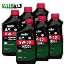 威力特WILITA 5W50高分子全合成機油(汽油車)五年以上汽油車專用, 1個