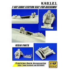 KASL 1/48 SJU-17 Sabre Ejection seat 精密彈射椅套件, 1個, K48121