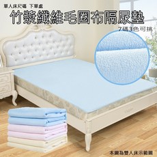 單人床竹漿纖維防水尿墊 隔尿墊 防水墊 看護墊 產褥墊 保潔墊 尿墊 90*190 3尺尿墊, 1個, 純棉款~貓咪~單人床3*6.2尺