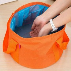 캠핑버킷 휴대용 캠핑용 설거지통 오렌지 71503EA 1(PC)