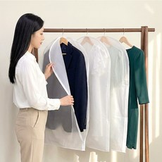 아모란나 먼지방지 사이드지퍼 행거용 옷커버 양복 점퍼 세트, 1개, 10개