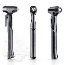 안전 망치 차량 비상 탈출용 자동차 창문 깨는 응급 휴대용 도구, 블랙