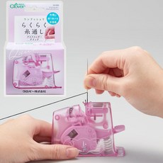 크로바 자동 실끼우기 실꿰기, 핑크, 1개