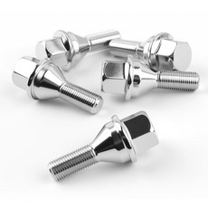 5PCS 12x1.25 Wheel Lug Bolts OEM#6509933AA 6511051AA One-Piece Lug Studs Upgrade 19mm Hex Wheel Bo, 5PCS 12x1.25 Wheel Lug Bolts,O