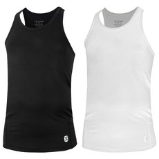 피트엑스 흡습속건 쿨메쉬 스포츠런닝 2매/ 러닝 탱크탑 등산 골프 언더셔츠