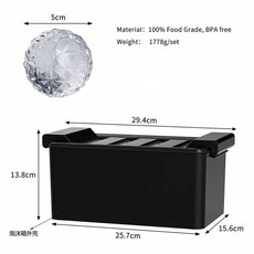 위스키 아이스볼메이커 큰 얼음틀 원형 몰드 하이볼 투명, 5. 8홀 투명 원형 볼(5cm 클립)