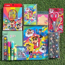 짱구 가득문구세트 학용품 크리스마스 입학 졸업 초등학생 단체선물세트, 1개, 짱구가득문구세트