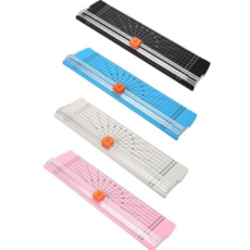 사이즈재단 슬라이드형 용지 코팅지 재단기 페이퍼커터 A4사이즈, 블루