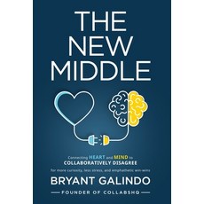 (영문도서) The New Middle: Connecting Heart and Mind to Collaboratively Disagree Hardcover, New Degree Press, English, 9798885043151