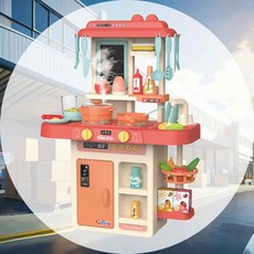 주방놀이 스팀키친 9371992 실내활동 주방소품완구 의사소통능력 선물용 소꿉놀이 집콕놀이
