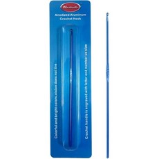 코바늘 뜨개질 크로셰 바늘 직조 알루미늄 후크 뜨개질용 부드러운 그립 사이즈 H 5.0mm-신형, 1개