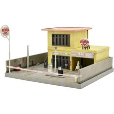 TOMYTEC 建物收集 廢棄加油站 A 模型, 1個