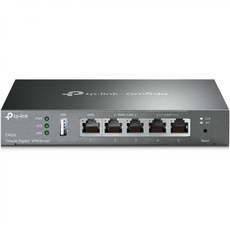 TP-Link ER605 V2 유선 기가비트 VPN 라우터 최대 3개 WAN 이더넷 포트 + 1개 USB SPI 방화벽 SMB Omada SDN 통합 부하 분산 낙뢰 보호, VPN Router