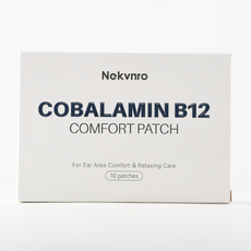 [삐-소리 집중케어] 코발라민 포뮬러 이명 패치 비타민 B12 컴포트 패치 밤새 귀 웅웅거림 불편함 완화 수면 개선 스트레스 및 정서적 안정, 10개입, 1개