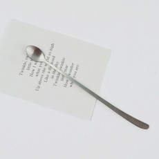 머들러 스텐 롱티스푼 1P 커피 칵테일 음료 스푼 스틱 qpf2+5JYx