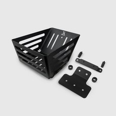 Xilla 鋁合金置物籃 菜籃 山葉 BWS bw's 水冷 七期 bws水冷 專用 改裝 配件, 1個, 鋁合金消光黑烤漆菜籃+專屬轉接座+工具包