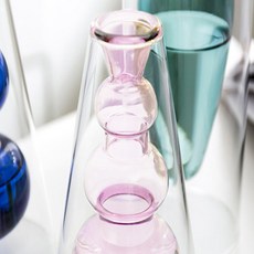 레보 버블 꽃병 유리꽃병