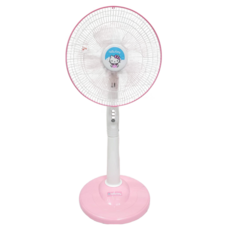 kitty各國連線代購 14吋Hello Kitty電風扇，立扇/電扇，快速出貨，可愛造型, KB-1429