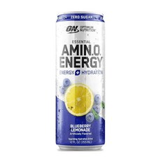 Optimum nutrition Nutrition Amino Energy 스파클링 하이드레이션 드링크 전해질 카페인 아미노산 BCAA 무설탕 블루베리 레모네이드 3, Optimum nutrition Nutrition Am