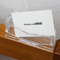 다온 1단 명함꽂이 오거나이저, 투명