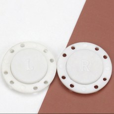 한 쌍의 자석 단추 바느질 용품 자기 의류 보이지 않는 자석 단추 금속 단추 수제 DIY 의류 장식, 07, 1개