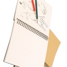 하루빛마켓 미니스케치북 스캐치패드, 브라운+브라운