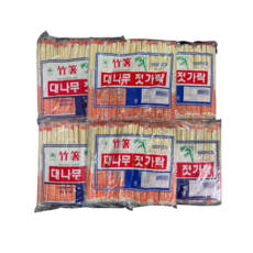 개별포장 대나무 젓가락 (600개입), 1개