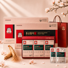 정관장 6년근 홍삼톤 홍삼활력 프리미엄 60포 ＋ 쇼핑백 부모님 가정의달 명절 선물, 1개, 2.4L