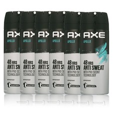 AXE 데오드란트 악스 바디 스프레이 아폴로 150ml x6개, 6개