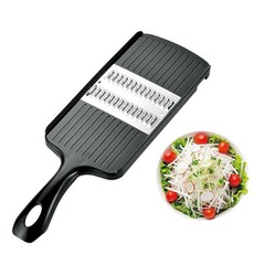 시모무라 프로그레이드 양방향 채칼 (2mm) 양파 오이, 블랙 PG-618, 1개